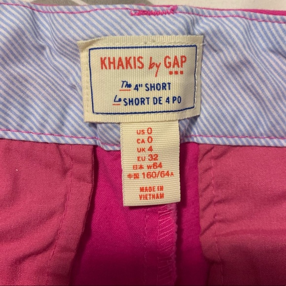Pink khaki shorts - Picture 2 of 4